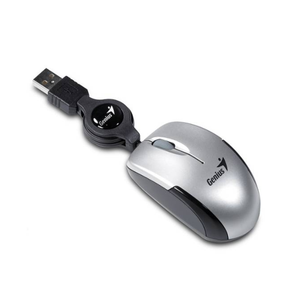 Mouse Genius Micro Traveler Silver Usb