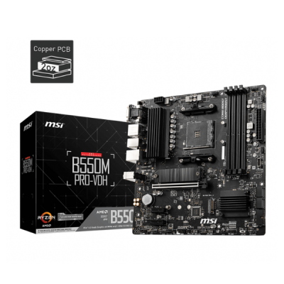 Mother Msi B550M Pro-Vdh Ddr4 Am4 (Serie 3000/4000/5000)