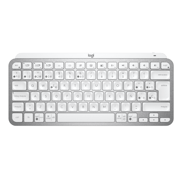 Teclado Logitech Wireless Mx Keys Mini Grey Retroilum 920-010477