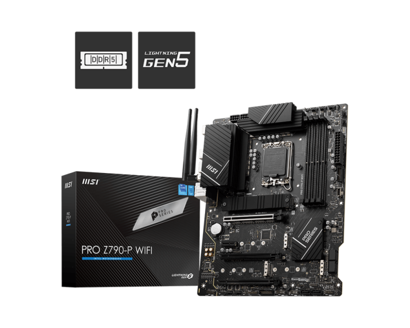 Mother Msi Pro Z790-P Wifi Ddr5 1700 (12Va/13Va/14Va Gen) (5738)