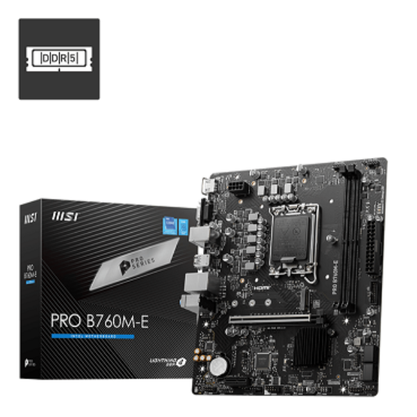 Mother Msi Pro B760M-E Ddr5 1700 (12Va/13Va/14Va Gen)