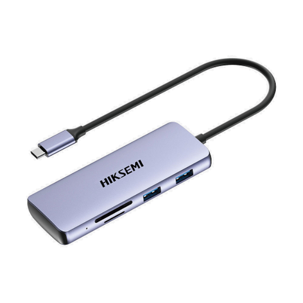 Hub Hiksemi 8En1 Usb Type C Hdmi Sd Usb 3.0 X3 / Usb 2.0