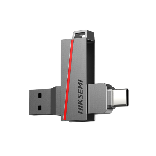 Pen Drive Hiksemi 64Gb E307C Dual Slim Usb 3.0 / Usb Type C (6720)