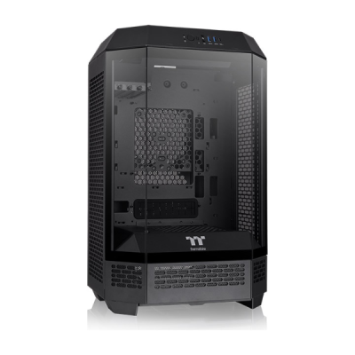 Gabinete Tt The Tower 300 Mid-Tower Tg X3 Fan X2 Black 