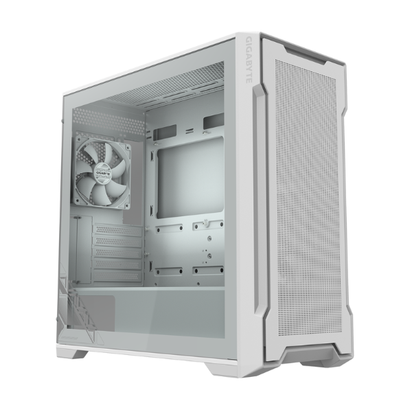 Gabinete Gigabyte C102 Glass Ice Tg Mid-Tower Fan X2 White