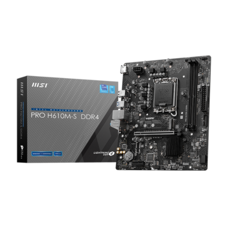 Mother Msi Pro H610M-S Ddr4 1700 (12Va/13Va/14Va Gen)