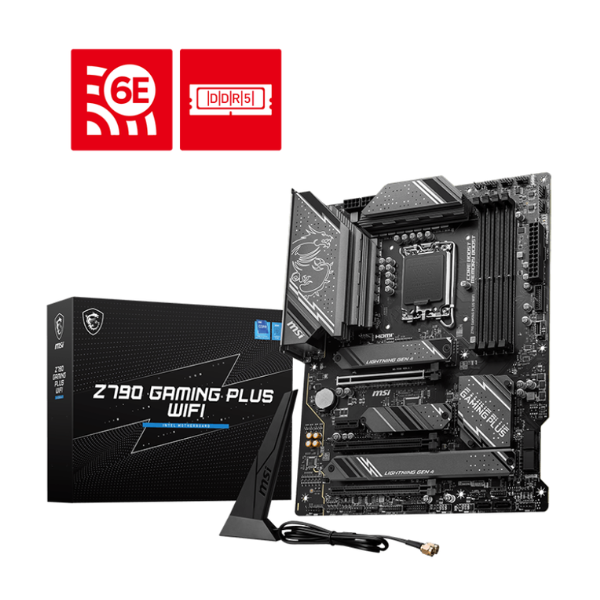 Mother Msi Z790 Gaming Plus Wifi Ddr5 1700 (12Va/13Va/14Va Gen) (4712)