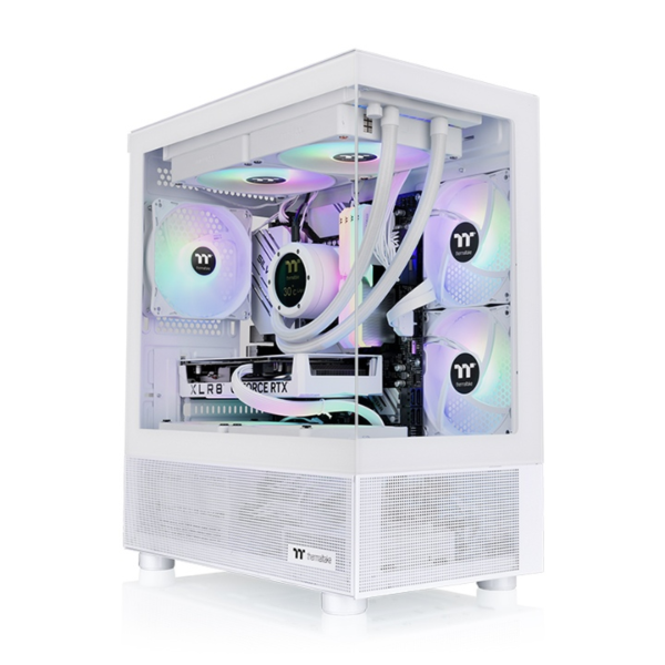 Gabinete Tt View 170 Micro Chassis Tg X2 Fan Argb X3 Snow White