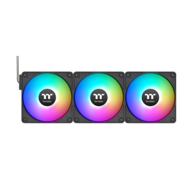 Fan Cooler Tt Ct120 Ex Argb (3 Fan Pack) Black 