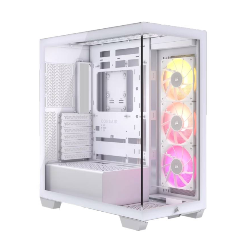 Gabinete Corsair Icue 3500X Rgb Mid-Tower Tg Fan Icue X3 White