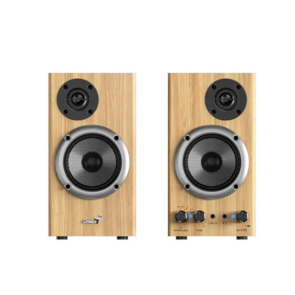 Parlantes Genius Sp-Hf520 Bt,Pine Wood,Ar,100-240V