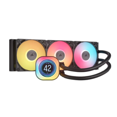 Water Cooling Corsair Icue Link Titan 360 Rx Lcd 3X Cpu Cooler 360Mm Black 