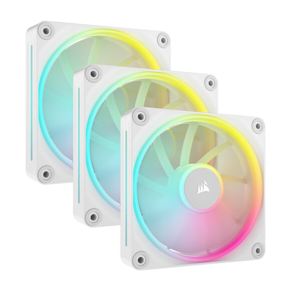 Fan Cooler Corsair Icue Link Lx120 Rgb 120Mm White Pack X3