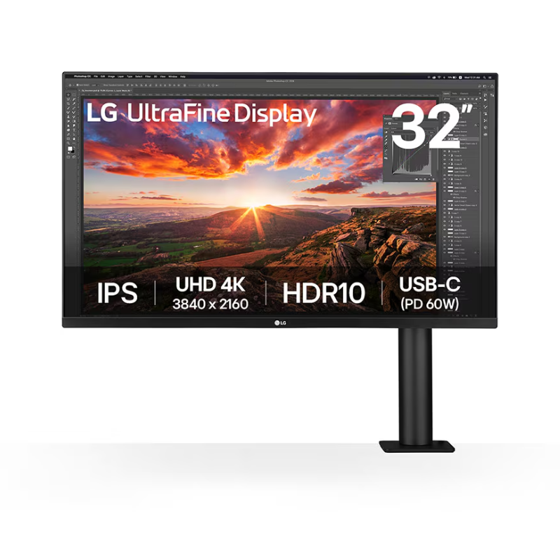 Monitor 32 Lg Ergo Ultrafine 32Un880K-B 4K Usb-C  (Ii)