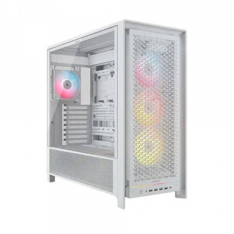 Gabinete Corsair 5000D Frame Rs Argb Mid-Tower Fan Rgb X4 White
