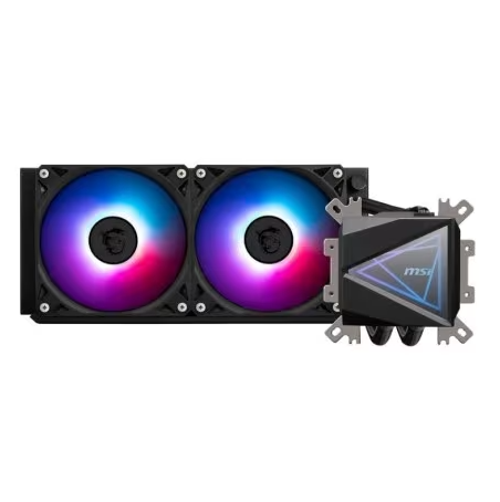 Water Cooling Msi Mag Coreliquid I240 2X Cpu Cooler 240Mm Black