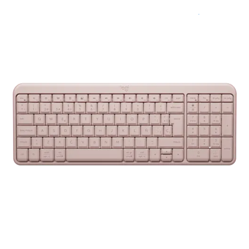 Teclado Logitech Bluetooth K250 Pebble Rose 920-013447