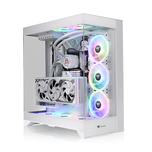 Gabinete Tt Cte 550 Mid-Tower Tg X3 Snow