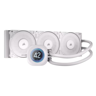 Water Cooling Corsair Nautilus X3 Cpu Cooler 360Mm Rs Lcd White (0363)