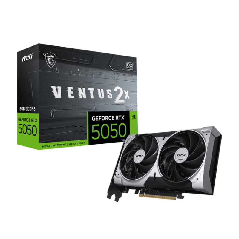Placa De Video Msi Geforce Rtx 5050 Ventus 2X Oc 8G