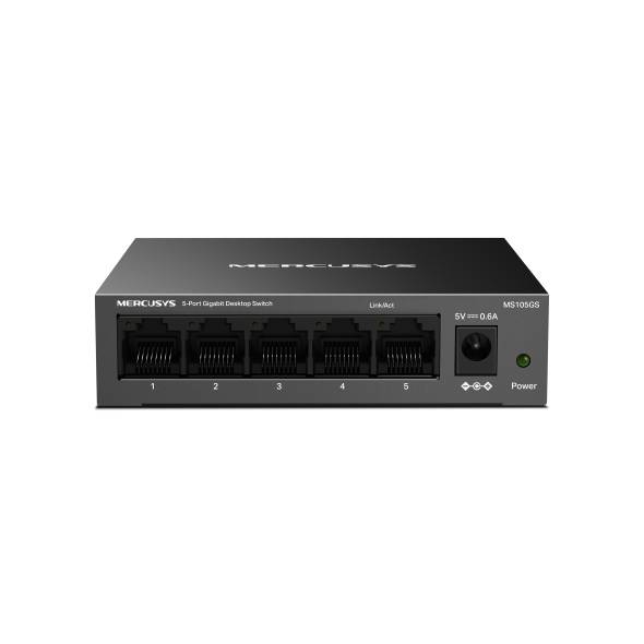 Ms105Gs Switch Giga 5P Mercusys Metalico Desktop