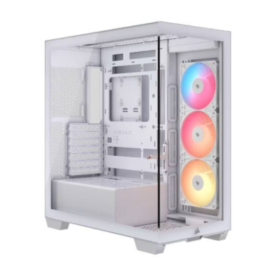 Gabinete Corsair 3500X Rs-R Argb Mid-Tower Tg White 