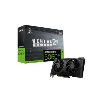 Placa De Video Msi Geforce Rtx 5060 Ti Ventus 2X Oc Black Plus 16G