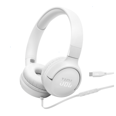 Auriculares Jbl T520C On-Ear Usb C Blanco 