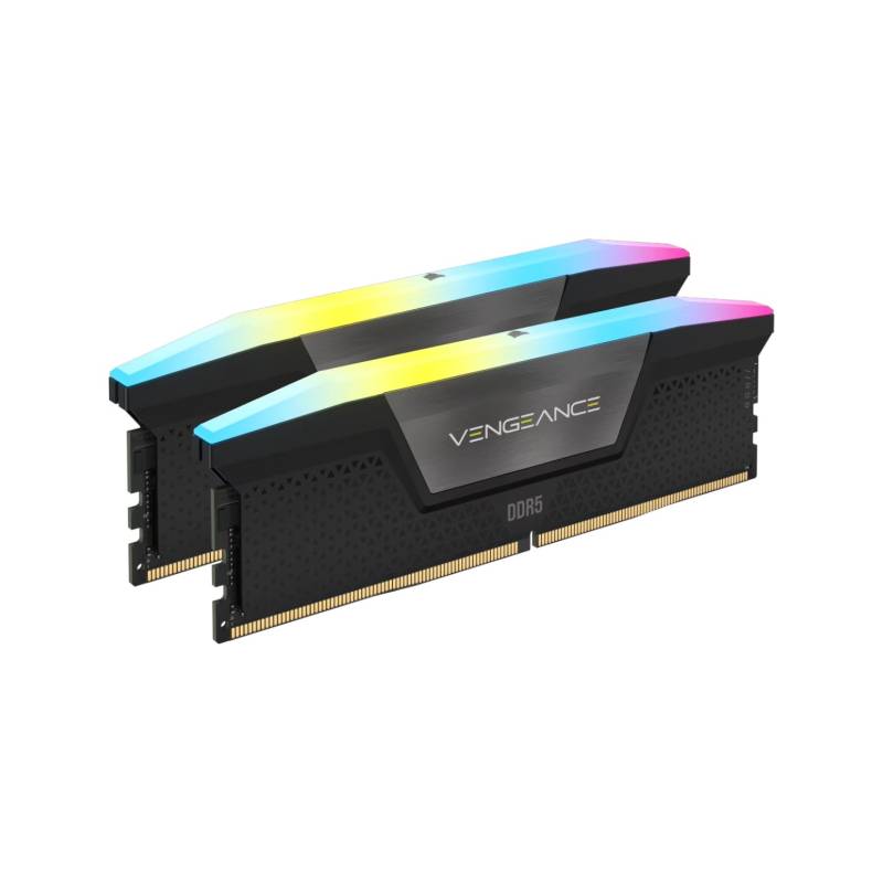 Memoria Ddr5 Corsair 32Gb (2X16Gb) 6000 Mhz Vengeance Rgb Intel Xmp Black Black Cl38