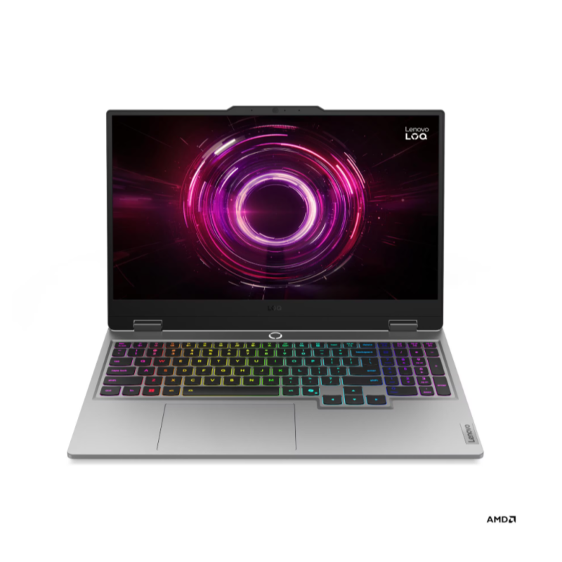 Notebook Lenovo Loq 15Ahp10 15.6 Fhd 144Hz R7 250  Ia 16Gb 5600 +Slot Libre Ddr5 512Gb Nvme Rtx5050 8Gb Gddr7 W11H