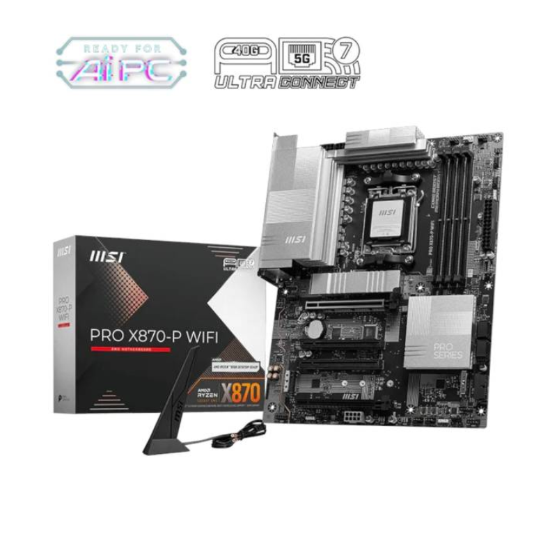 Mother Msi Pro X870-P Wifi Ddr5 Am5 (Serie 7000/8000/9000)