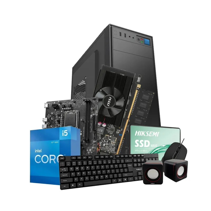 Pc Kelyx Intel Core I5-12400F 8G Ssd 480Gb Gt 710 (Msi)