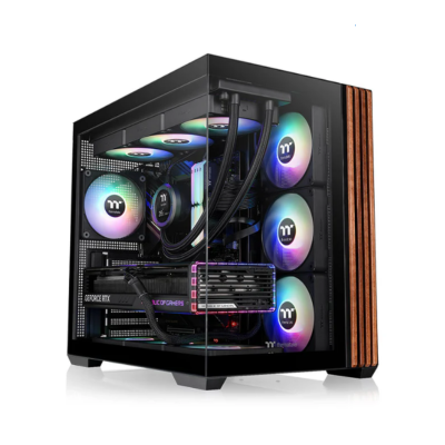 Gabinete Tt View 380 Ws Argb Mid-Tower Black