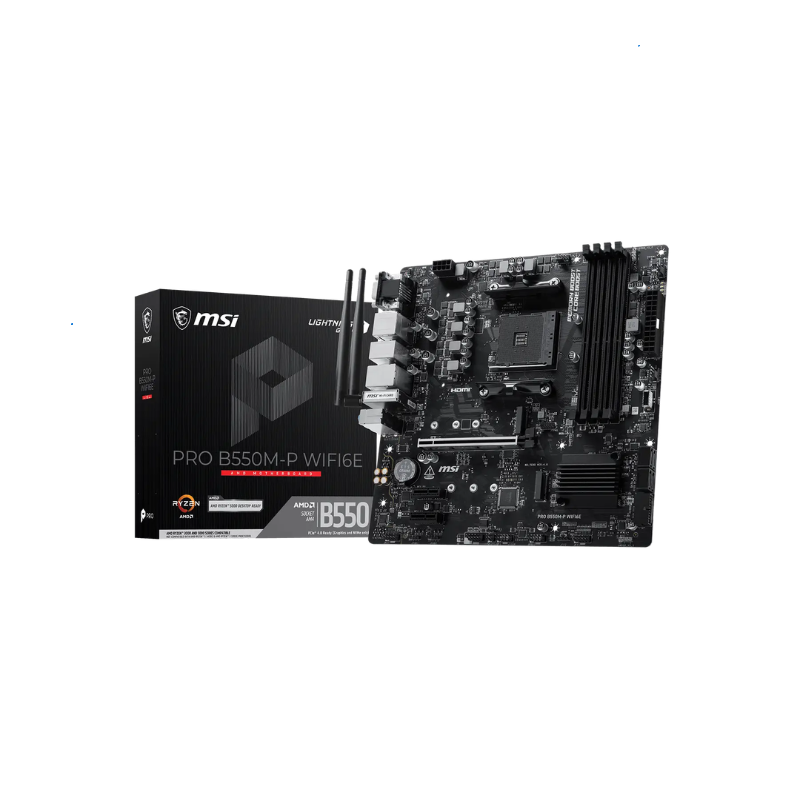 Mother Msi Pro B550M-P Wifi6E Ddr4 Am4 (Serie 3000/4000/5000)
