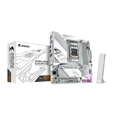 Mother Gigabyte X870M A Elite Wf7 Ice Ddr5 Am5 (Serie 7000/8000/9000)